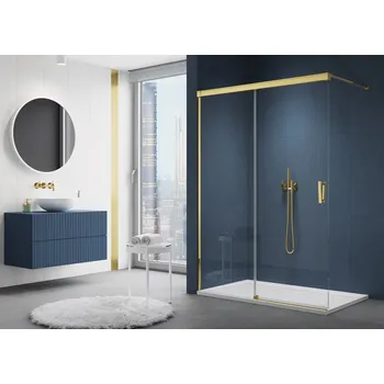 Ronal (Sanswiss) SanSwiss Cadura Gold Line pevná stěna samostatná s posuvným dílem CAW2 Šířka: 110 cm + doprava zdarma + při platbě převodem sleva navíc