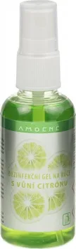 Amoene Dezinfekční gel na ruce s vůní citrónu 50 ml