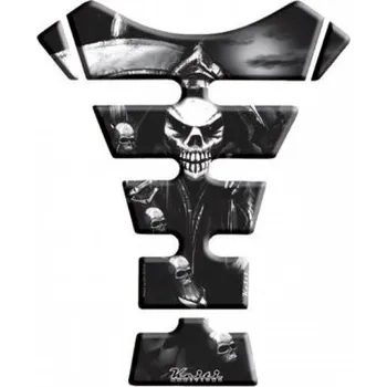 Polep vozidla HS MOTO - Německo Keiti Skull tankpad polep na nádrž provedení: SKULL-KT8000