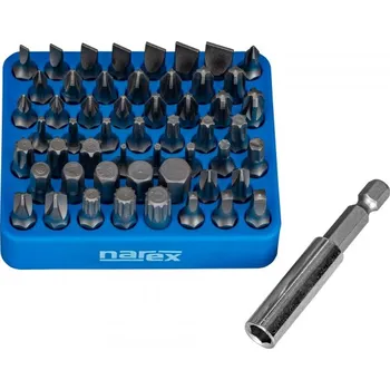 Bit 54 dílná sada bitů s magnetickým organizérem Narex 54-Bit Box M 65405501