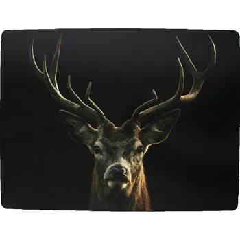 prostírání 4ks pevné korkové prostírání s jelenem Black Deer - 30*40*0,4cm