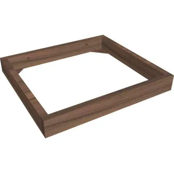 Policová skříň HOBIS sokl čtverec 40x36cm 5cm - S 400, ořech + doprava zdarma