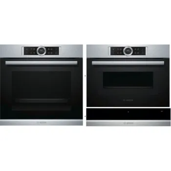 Vestavná trouba Bosch HRG675BS1 + CMG633BS1 + BIE630NS1