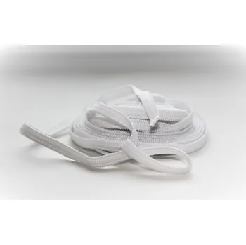Textilní guma Pruženka plochá 5 mm - roušková (Pruženka plochá roušková bílá - 51090)