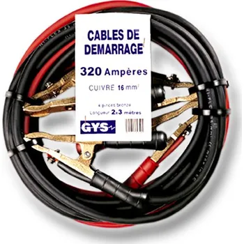 Startovací kabel GYS FRANCE Startovací kabely GYS PROFI, 320A, 16mm, 3.0m