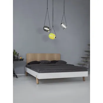 Postel Postel MAMMA - dřevěné čelo, 90x200 cm