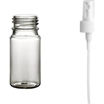 Lékovka Plastová lahvička čirá s kosmetickým rozprašovačem Tera 35 ml