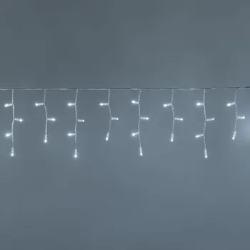 Vánoční dekorace LED krápník 3,2x0,4m 56 SUPER LED propojitelné PROFI 2-pin venkovní,studená bílá (LED rampouchy)