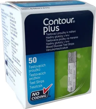 Testovací proužek do glukometru Contour Plus 50 ks