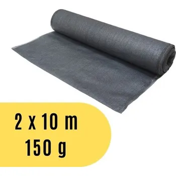 Stínící tkanina 2 x 10 m, 150 g / m2 - šedá