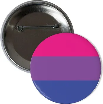 Odznáček s potiskem Bisexuální placka