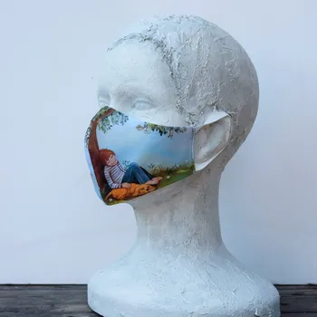 rouška Designová dvojvrstvá rouška Nejlepší přátelé - Velikost S(malá)