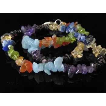 Náhrdelník Čakrový náhrdelník krátký cca 43-45 cm