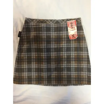 Dívčí sukně Sukně šedá kostička, velikost 116, Barva Tmavě šedá