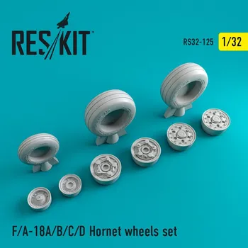 Plastikový model Reskit 1/32 F-18 Hornet wheels set