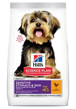 Krmivo pro psa Hills Science Plan Canine Adult Sensitive Stomach and Skin Small Chicken 6 kg