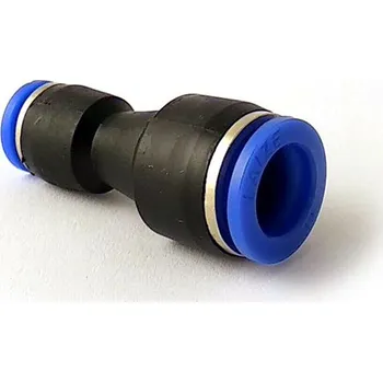 Cyklo nářadí Pneumatická nástrčná spojka redukce přímá EPU na vzduch 16/12mm (Násuvná spojka redukce přímá plastová pro hadice 16/12mm)