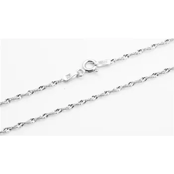 Řetízek Dámský stříbrný řetízek singapore 62520F 50 cm