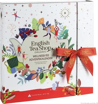 čaj English Tea Shop Wellness-Tee adventní kalendář Bio 25 x 2 g