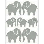 Reflexní nažehlovací motivy - sloni