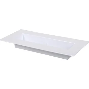 Květináč Lamela Ikebana aranžovací mísa 39 x 17 cm bílá