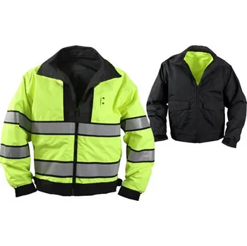 Pánský kabát ROTHCO bunda REFLEXNÍ oboustranná VODĚODOLNÁ ŽLUTÁ/ČERNÁ vel.XXL