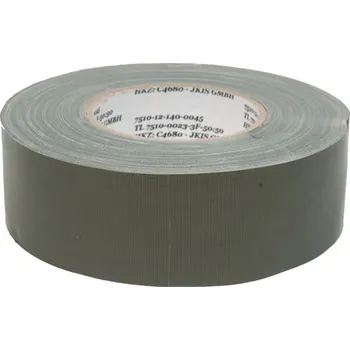 Lepicí páska MIL-TEC páska lepící BW TEXTILNÍ 7,5cm x 50m ZELENÁ