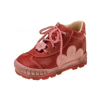 Chlapecké polobotky Pegres 1401 dětské kotníčkové boty , Velikost 25 červená