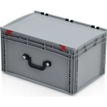 přepravka pro zvíře Přepravka s víkem 60x40x33,5 cm, 1 madlo dlouhá strana