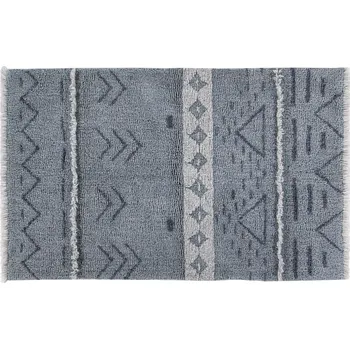 Psací stůl Vlněný koberec 80 x 140 modrý Lorena Canals - Bohemian