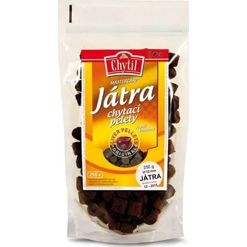 Chytil Chytací Pelety S Dírkou 250 g - Příchuť Játra - Průměr 14 mm