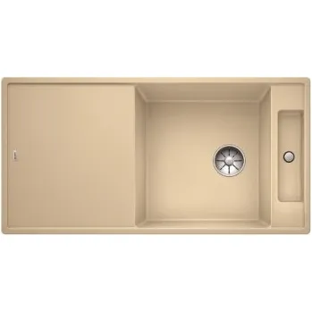 Granitový dřez Blanco AXIA III XL 6 S InFino Silgranit bež.champage skleněná kráj. deska oboust.provedení - 522185