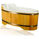 Dřevěná vana OSIRIS, olše + Doprava zdarma