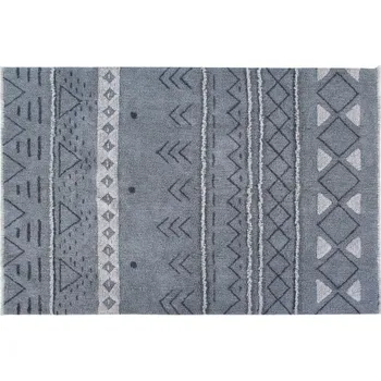 Psací stůl Vlněný koberec 140 x 200 modrý Lorena Canals - Bohemian