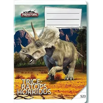 Sešit Sešit A5/523 Prehistoric 3D, 20 listů linkovaný