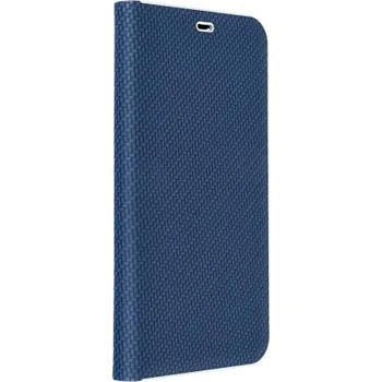 Pouzdro na mobilní telefon Forcell Luna Carbon flipové pouzdro Apple iPhone 12 mini navy