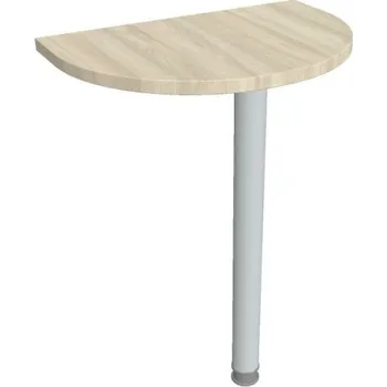 Kancelářský vozík HOBIS přídavný stůl zakončovací oblouk - GP 60, akát + doprava zdarma