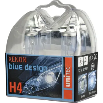Autožárovka Unitec Xenon Blue 77773 H4 P43t-38 12V 60/55W Unitec Xenon Blue 77773 H4 P43t-38 12V 60/55W