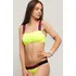 Dámské plavky Calvin Klein Intense Power Bandeau neonově žluté, XS