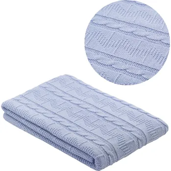 Dětská deka Maccaroni Deka světle modrá 1007