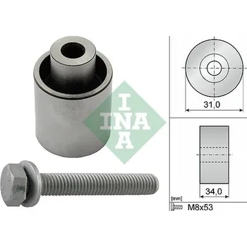 Vratná/vodicí kladka, ozubený řemen INA 532 0833 10