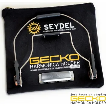 Foukací harmonika C.A. Seydel Sohne DRŽÁK NA FOUKACÍ HARMONIKY GECKO