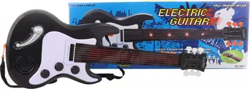 Hudební nástroj pro děti Lamps Elektrická kytara černá/bílá