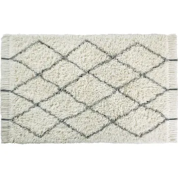 Psací stůl Vlněný koberec 140 x 200 kosočtverce, světlý Lorena Canals - Bohemian