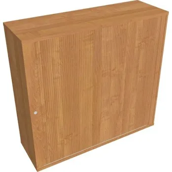 Kancelářský vozík HOBIS kancelářská policová skříň - SZ 3 120 01 P, zámek Huwill, roleta pravá, olše + doprava zdarma