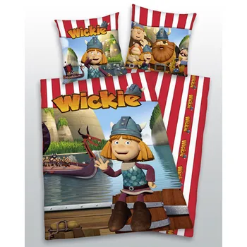 Povlečení Herding Wickie 3D 140 x 200, 70 x 90 cm zip