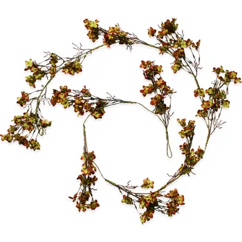 umělá květina Girlanda květy umělá 150cm zelená (786828)