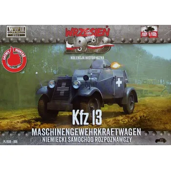 Plastikový model First To Fight 1/72 Kfz 13 Maschinengewehrkraftwagen