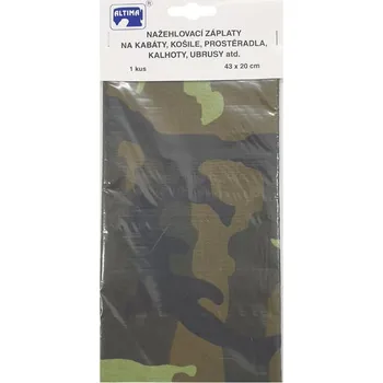 Nažehlovací maskáčová záplata, 43x20 cm, 1ks