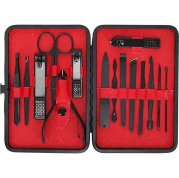 Manikúra set 15 ks, černá